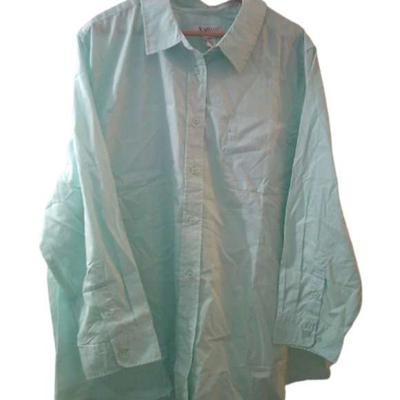 Bundle 3 for $24 Kate Big Shirt Oversized Button down Roaman's 28W  Big Shirt - Picture 4 of 7
